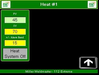 112 Extreme écran de contrôle de la chaleur de l'air chaud