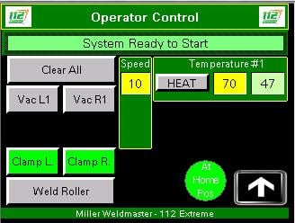 112 Extreme écran de contrôle de l'opérateur d'air chaud
