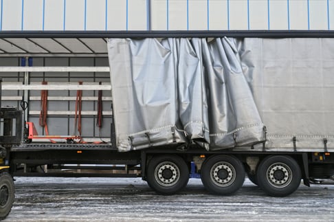 bâche de camion en polyéthylène 