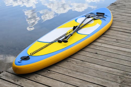 Produit thermoplastique soudé à l'air chaud kayak gonflable