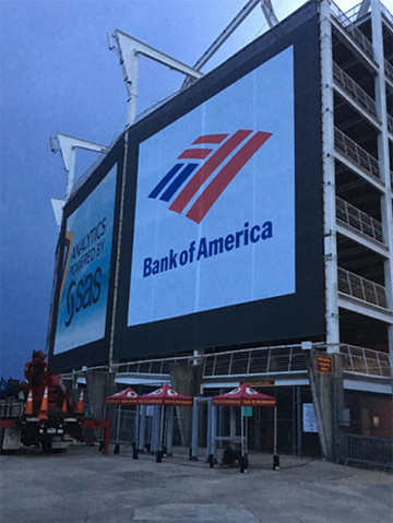 Bannière de la Bank of America 