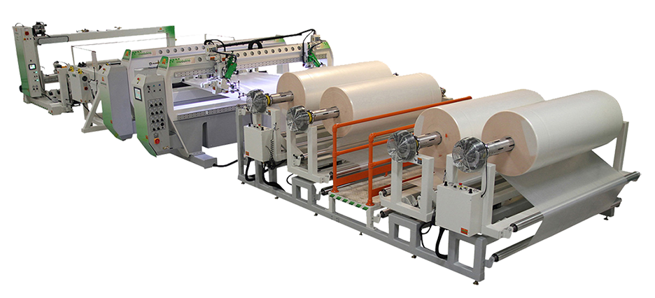 Miller Weldmaster Machine automatisée de fabrication de couvertures et de bâches Moduline